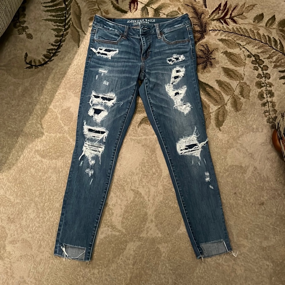 American Eagle Super Low Jeggings Size US 8